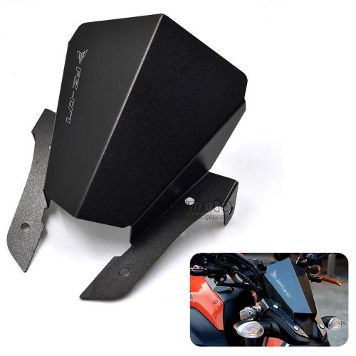 Motorcycle aluminum windshield windscreen for yamaha fz07 2013 2014 2015