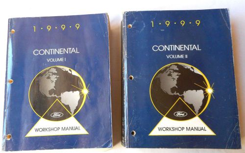 1999 lincoln continental  service repair manual set