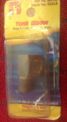 Tempo tank elbow male / female 1/4" npt brass part no: 200160 model # 436 elb