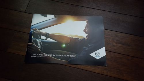 The 43rd tokyo motor show 2013 mazda brochure catalog prospekt