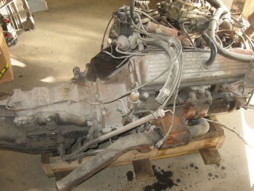 1962 oldsmobile 394 ci 4 barrel rocket engine with automatictransmission