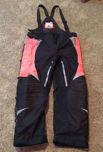 Arctiva comp 7 mens xl mens insulated bibs/pants (black/orange)