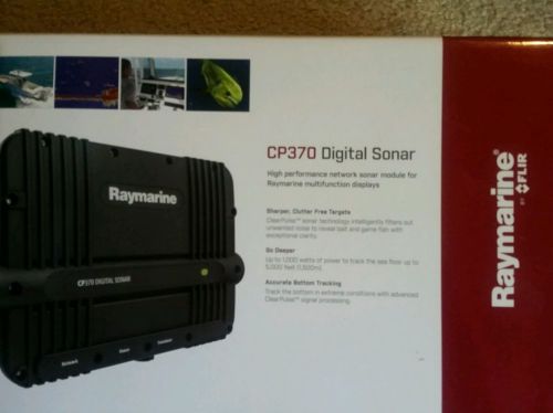* raymarine * cp370 * digital sonar * new * still in the box *
