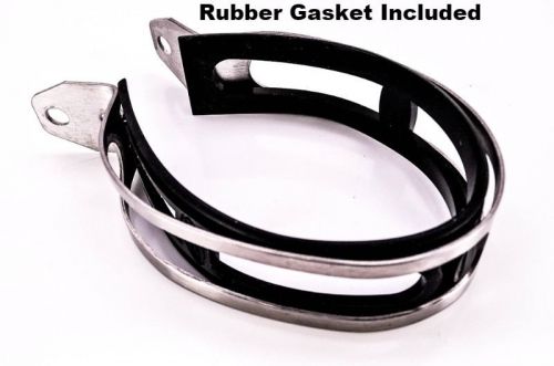 Fmf strap mount w/ rubber gasket powercore 4 exhaust muffler 040198 long bracket
