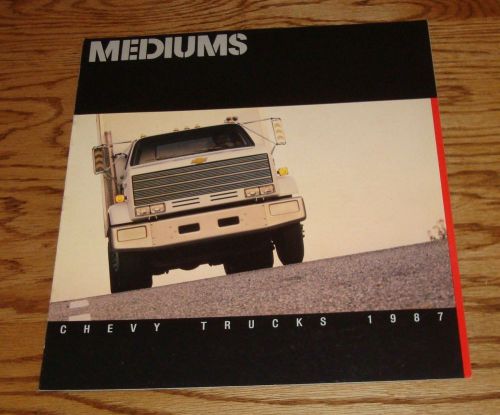 1987 chevy medium conventional truck brochure -chevy medium-50 60 70 trucks