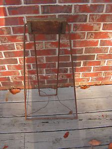 ANTIQUE BOAT outboard MOTOR STAND for small boat or canoe motor, image 2