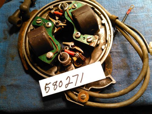 Johnson / evinrude, 1956-35hp.magnitto, 580271, plate, 580332