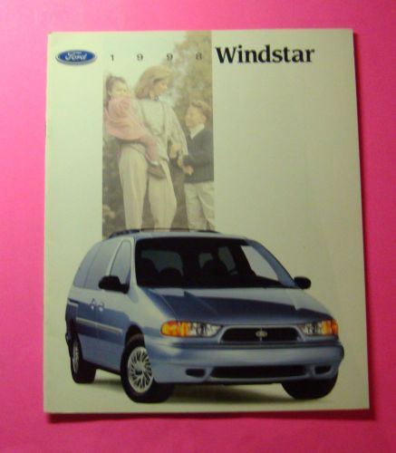 1998 ford windstar  showroom sales brochure..  15 pages