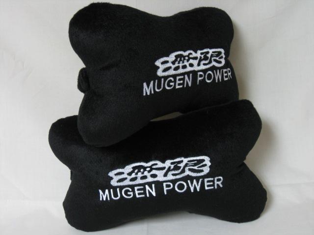 Honda - mugen power car neck seat pillows cushion pair