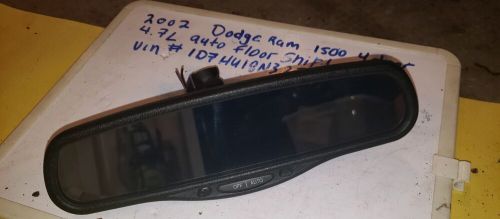 02 Dodge Ram 1500Inside Rear View Mirror Oem Windshield Mounted, C $60.00, image 2