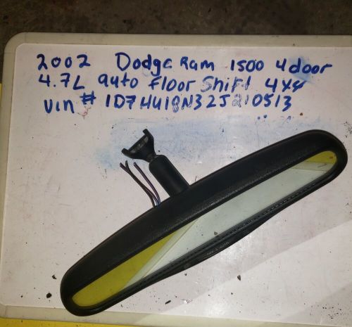 02 Dodge Ram 1500Inside Rear View Mirror Oem Windshield Mounted, C $60.00, image 3