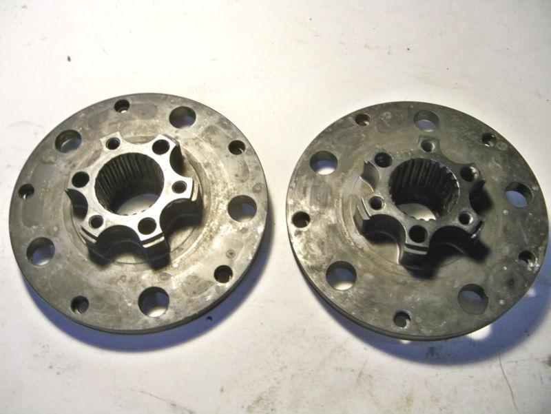 Steel driveplates w/ "seals it" axle seals nice  nascar arca late model