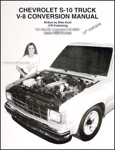 1982-1993 chevy s 10 truck blazer v8 conversion book s10 gmc s15 jimmy engine