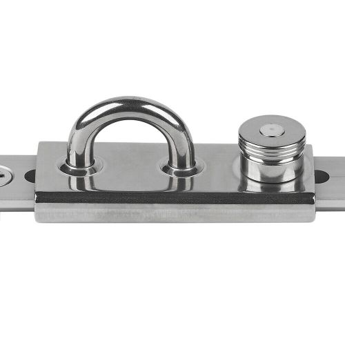 Schaefer stainless 1-1/4" t-track slider - eye slide/lined