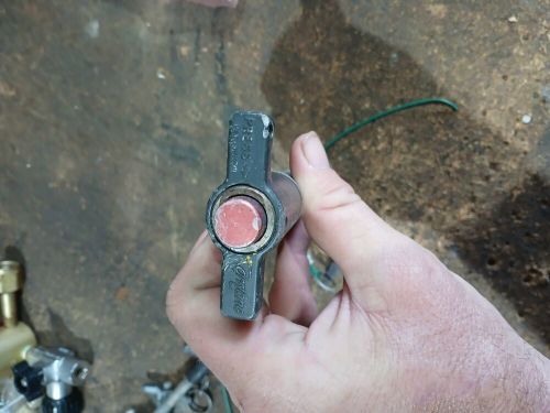 Aircraft push to lock pins