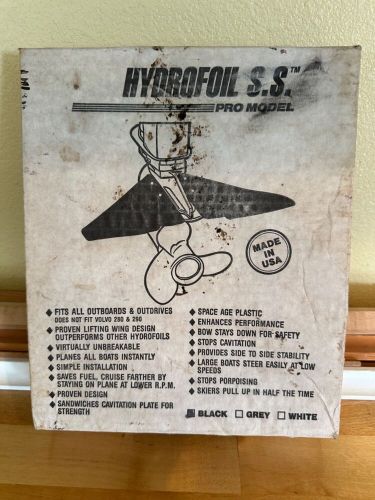 Hydrofoil S.S. Pro Model Outboards/Outdrives Boat Stabilizer-Black-USA, US $31.99, image 2