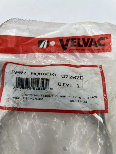 QTY 2 Velvac 022626 SPRING T-BOLT CLAMP 4-1/16 - 4-3/8 HD CONSTANT TORQ; g28, US $19.18, image 2
