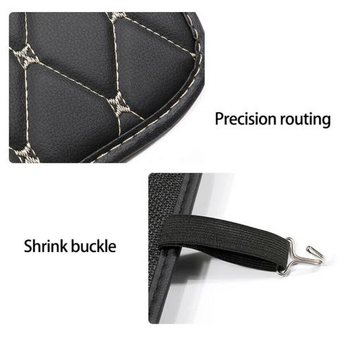 Car Anti-Kick Mat Seat Back Pad Storage Cover Accessories PU Leather Protector, US $20.81, image 4