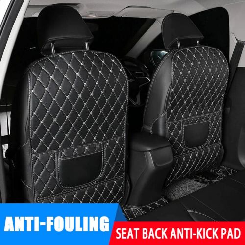 Car Anti-Kick Mat Seat Back Pad Storage Cover Accessories PU Leather Protector, US $20.81, image 6