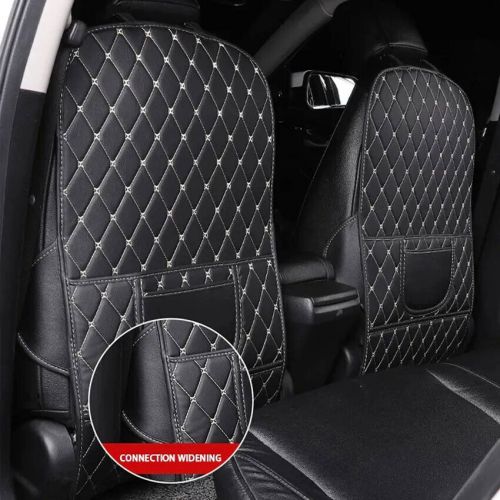 Car Anti-Kick Mat Seat Back Pad Storage Cover Accessories PU Leather Protector, US $20.81, image 9