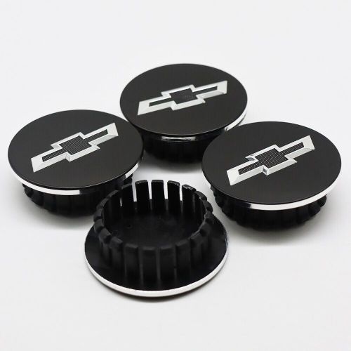 4pcs 58mm black wheel center hub rim caps emblem for trax cruze equinox #9594156