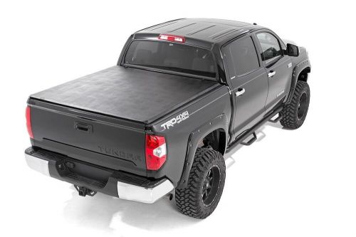 Rough country soft tri-fold for 2007-2024 toyota tundra | 5'7" bed - 41714551