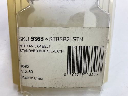 SAFE-T-BOY STBSB2LSTN 2-Point Lap Seat Belt With Buckle, TAN, Rat Hot Rod, US $29.95, image 3