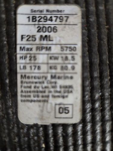 Mercury 25hp Gearcase Lower Unit 4 Stroke Nice, US $750.00, image 4