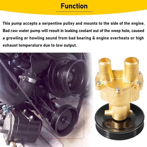 8M0139995 Raw Sea Water Pump Kit For Mercury Mercruiser Quicksilver 4.3 5.0 5.7, US $188.49, image 9