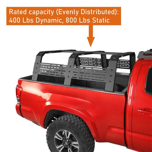 Pick-up Truck Trunk High Bed Rack Cargo Carrier for 05-23 Toyota Tacoma & Tundra, US $469.13, image 3