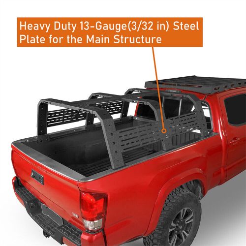 Pick-up Truck Trunk High Bed Rack Cargo Carrier for 05-23 Toyota Tacoma & Tundra, US $469.13, image 4