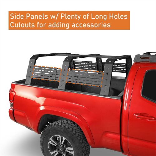 Pick-up Truck Trunk High Bed Rack Cargo Carrier for 05-23 Toyota Tacoma & Tundra, US $469.13, image 6