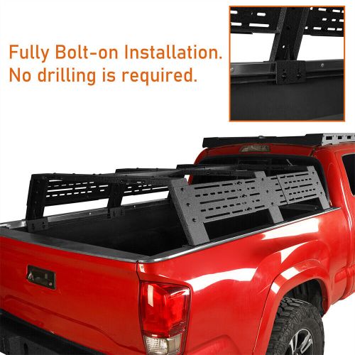 Pick-up Truck Trunk High Bed Rack Cargo Carrier for 05-23 Toyota Tacoma & Tundra, US $469.13, image 14