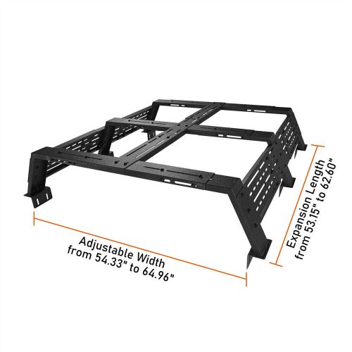 Pick-up Truck Trunk High Bed Rack Cargo Carrier for 05-23 Toyota Tacoma & Tundra, US $469.13, image 17