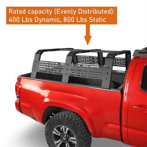 Pick-up Truck Trunk High Bed Rack Cargo Carrier for 05-23 Toyota Tacoma & Tundra, US $469.13, image 23