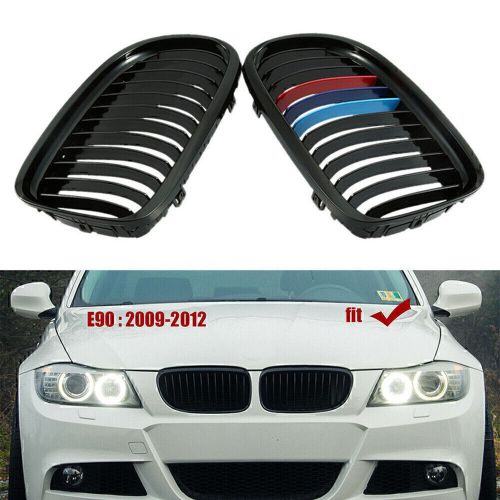 M-color Metal Glossy Front Kidney Grille For BMW E90 E91 LCI 328i 335i 2009-2011, US $41.61, image 4
