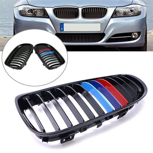 M-color Metal Glossy Front Kidney Grille For BMW E90 E91 LCI 328i 335i 2009-2011, US $41.61, image 5