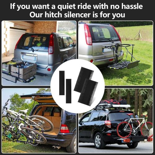 Trailer hitch anti-rattle silencer for 2" hitches - eliminates hitch...