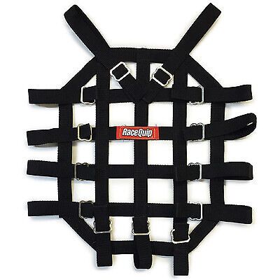 Racequip roll cage roof net black quarter midget 820995rqp