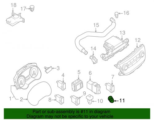 Genuine Nissan Start Button 25150-3SH0A, US $84.43, image 3