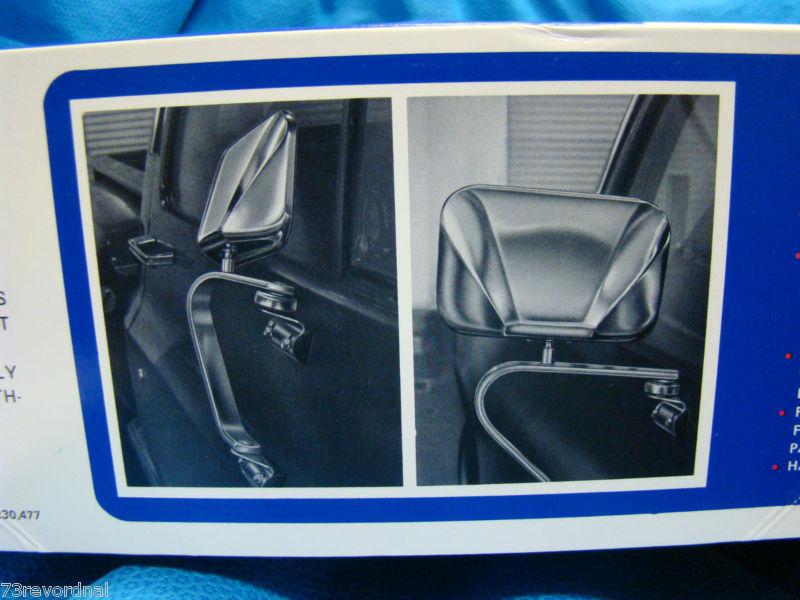 Swing Lock Truck Door Folding Mirror 6x9 Side View West Coast 70's - 80's BLACK, US $85.00, image 9