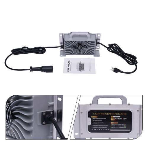 Battery Charger w/Indicator Light Ip67 Waterproof For Club Car Golf Cart 48V 15A, US $149.03, image 7