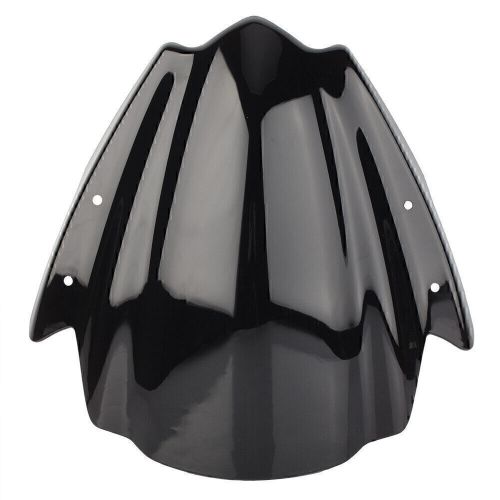 Moto windshield wind screen for motorcycle with 7/8" or 1" handlebar black