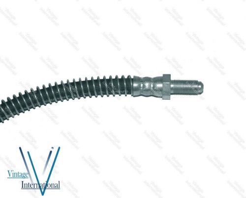 Front brake hose pipe frame to wheel cylinder + spring 12&#039;&#039; for willys jeeps @uk