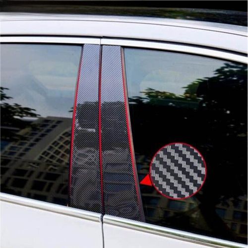 6x Fit For Audi A3 Sedan 2021-2024 Carbon Fiber Car Door Pillar Posts Trim Cover, US $15.94, image 11