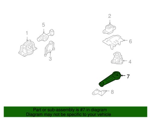 Genuine Nissan Rear Mount 11360-EL00A, US $108.83, image 3