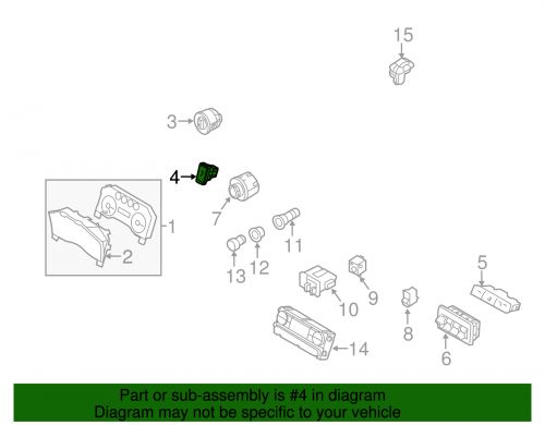 Genuine Ford Instrument Light Rheostat BC3Z-11691-AA, US $31.25, image 2