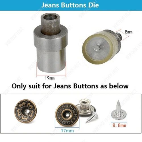 Aluminum Hand Punch Press Tools Durable Snap Buttons Sewing Craft Accessories, US $12.42, image 17