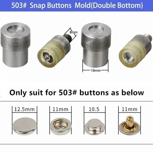 Aluminum Hand Punch Press Tools Durable Snap Buttons Sewing Craft Accessories, US $12.42, image 28