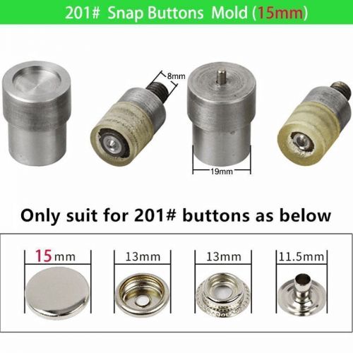 Aluminum Hand Punch Press Tools Durable Snap Buttons Sewing Craft Accessories, US $12.42, image 31